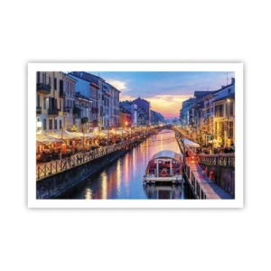 Affisch - Ljusets och nöjets kväll - 91x61 cm