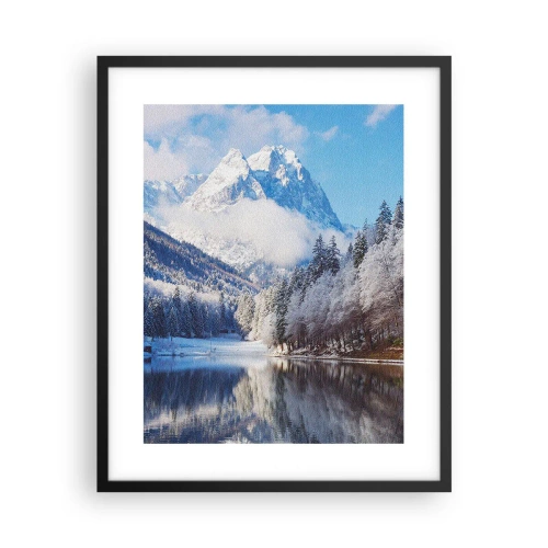 Affisch i svart ram - Snövakt - 40x50 cm