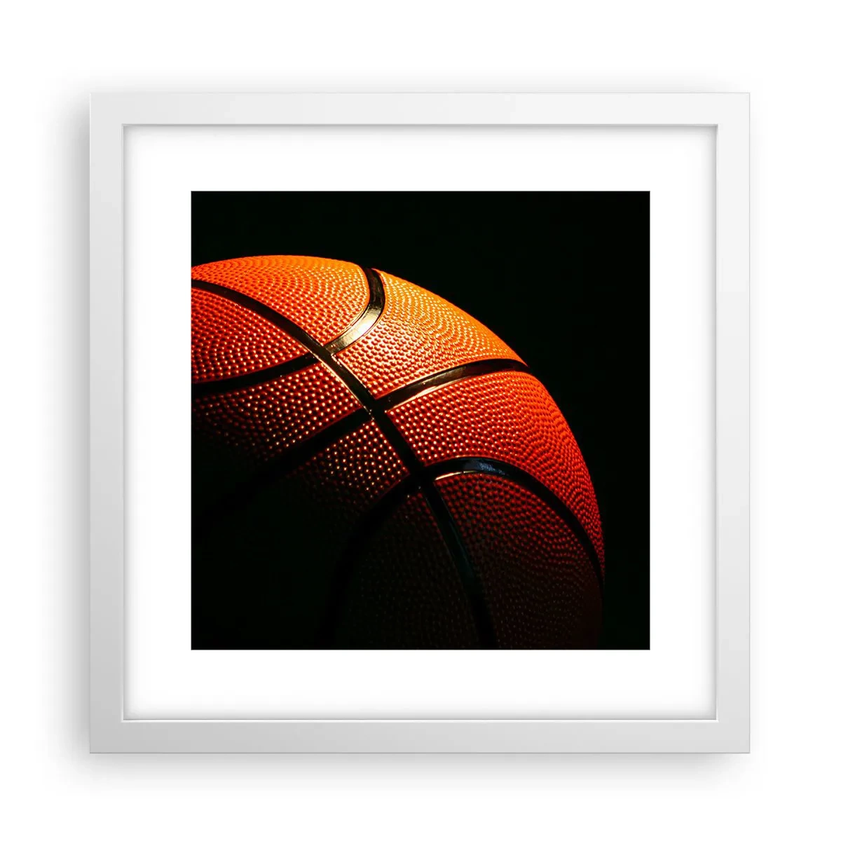 Affisch i vit ram - Vacker som planeten - 30x30 cm