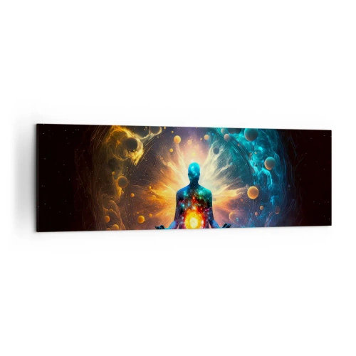 Canvastavla - Bild på duk - Kosmisk stillhet - 160x50 cm