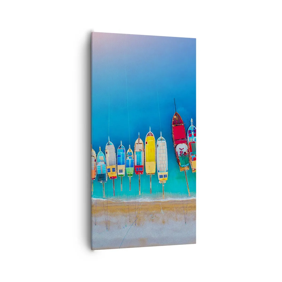 Canvastavla - Bild på duk - Ur fågelperspektivet - 65x120 cm