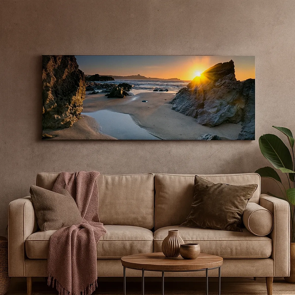 Canvastavla - Bild på duk - Orörd av människan - 30x30 cm