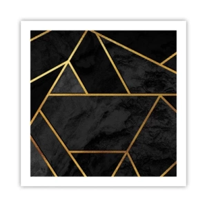 Affisch - Mörker och sken - 60x60 cm