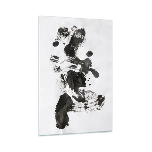 Glastavla - Bild på glas - En metod i galenskap? - 80x120 cm