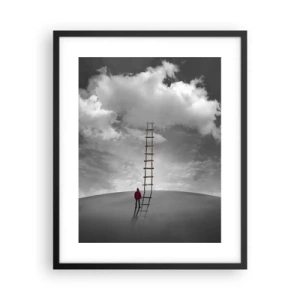 Affisch i svart ram - Allt är möjligt - 40x50 cm