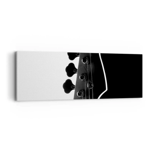 Canvastavla - Bild på duk - Rocktystnad - 90x30 cm