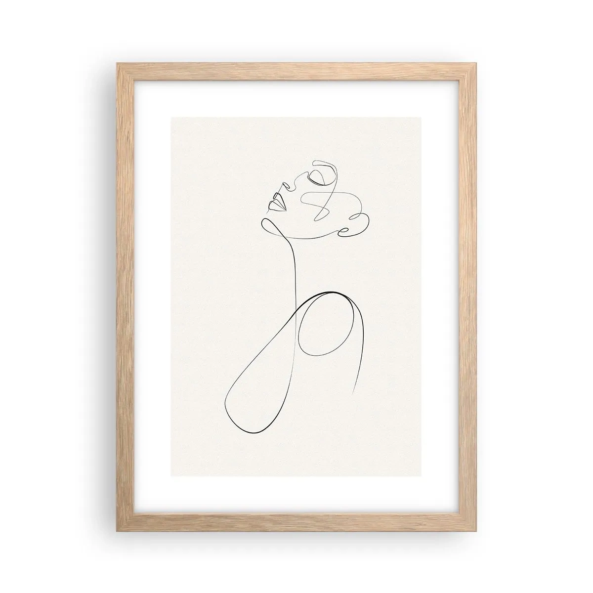 Affisch i ram av ljusek - Förvirrad i drömmarna - 30x40 cm