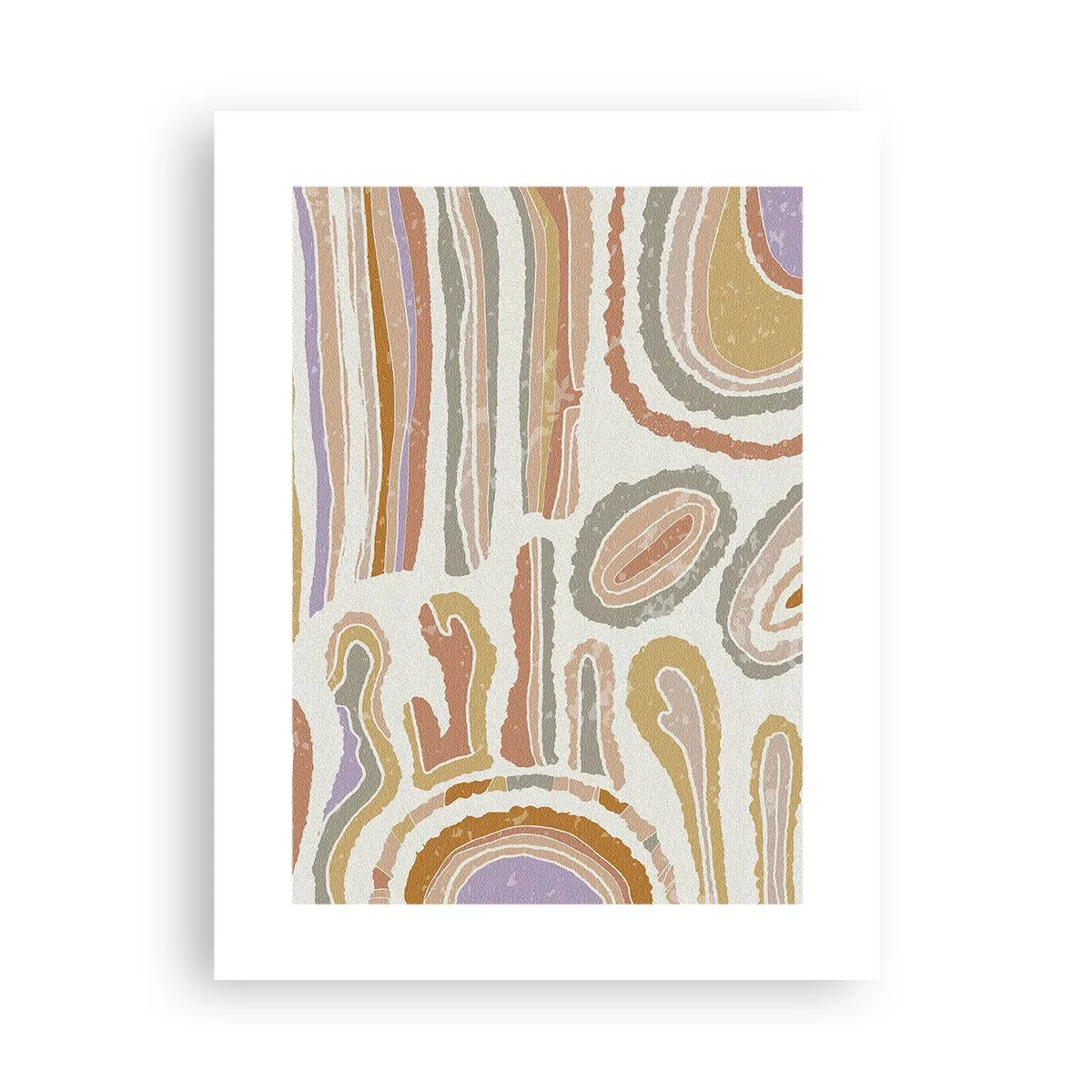 Affisch - Färgglada tvärsnitt - 30x40 cm