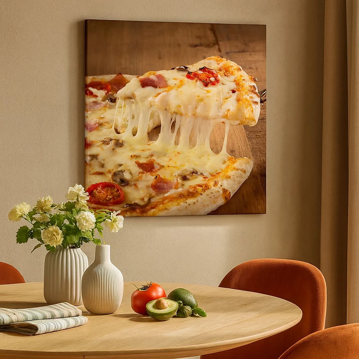 Canvastavla - Bild på duk - Italienska konstens mästerverk - 30x30 cm