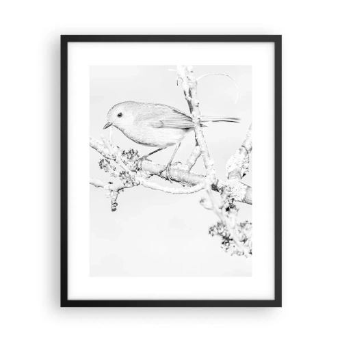 Affisch i svart ram - Vintermorgon - 40x50 cm