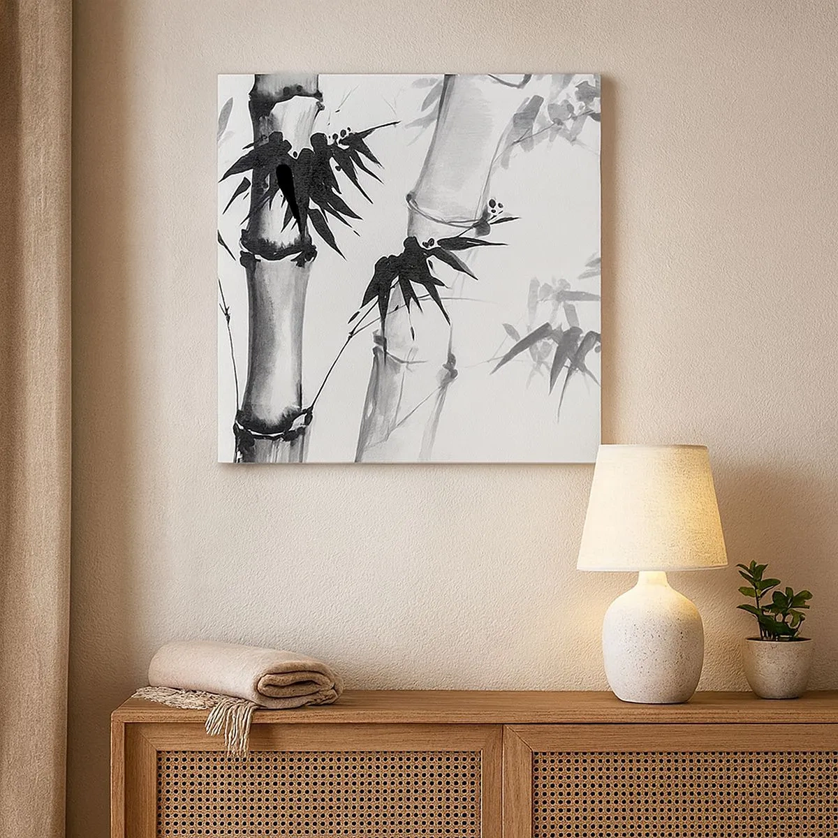 Canvastavla - Bild på duk - Inzoomad orient - 30x30 cm