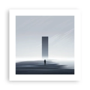 Affisch - Möjlighet eller hot? - 40x40 cm