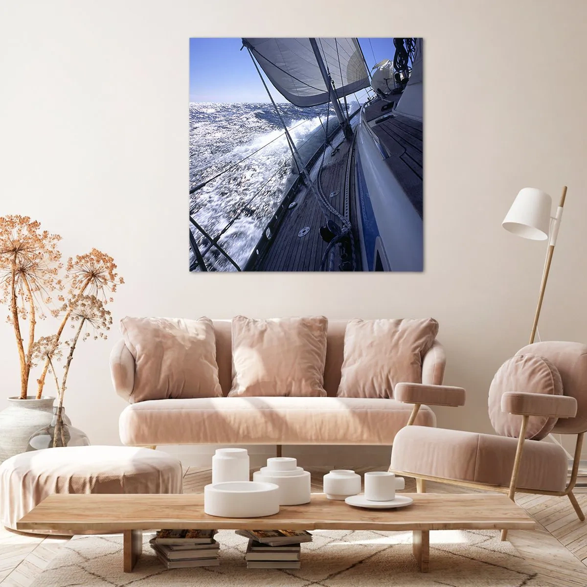 Canvastavla - Bild på duk - Jag vet hur det är att vara en fågel - 60x60 cm