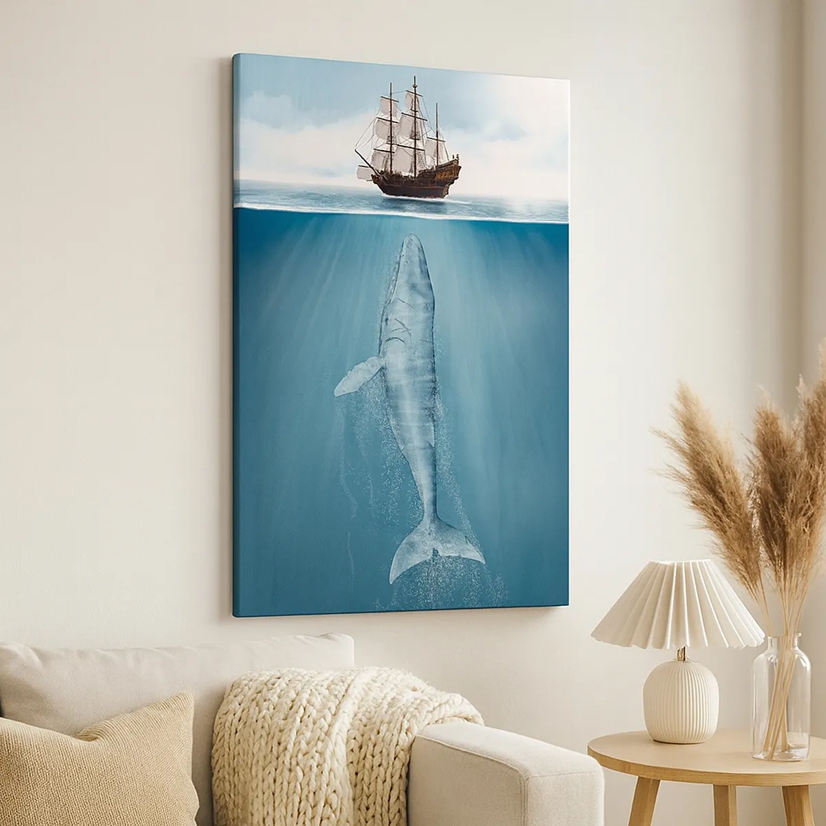 Canvastavla - Bild på duk - Bättre att inte veta - 50x70 cm