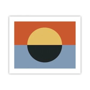 Affisch - Komposition av värme och kyla - 50x40 cm