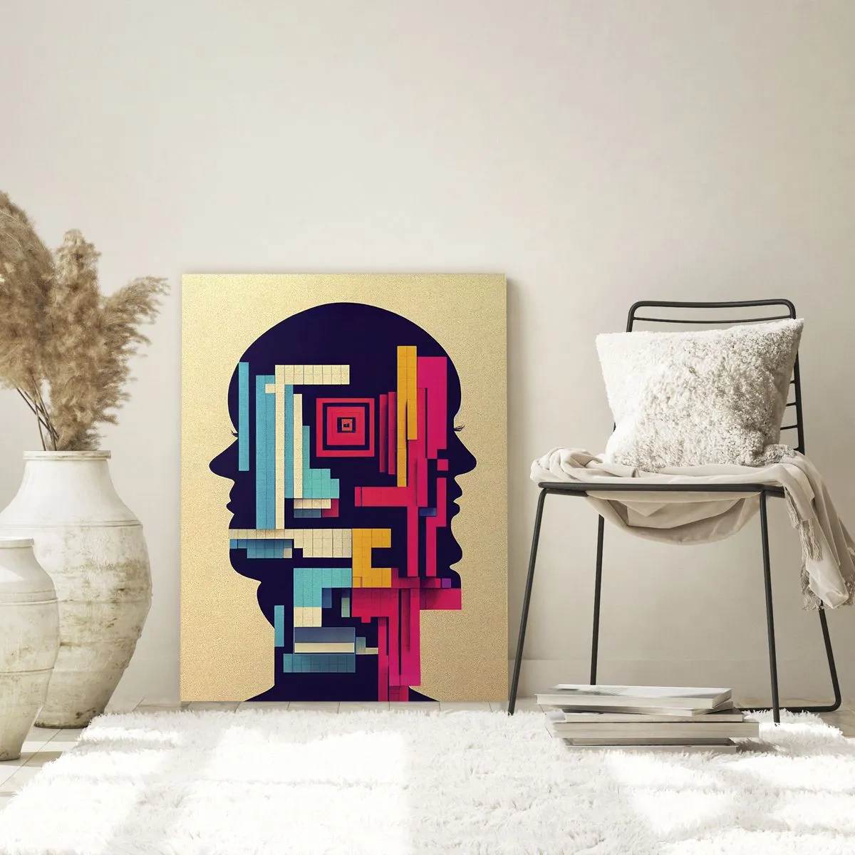 Glastavla - Bild på glas - Nya band - 70x100 cm