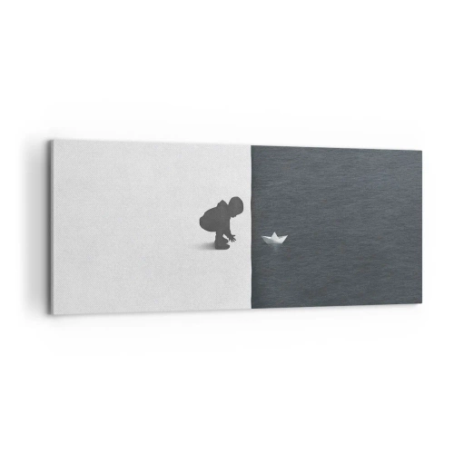 Canvastavla - Bild på duk - En stor expedition - 100x40 cm