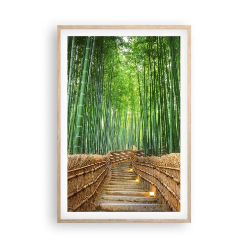 Affisch i ram av ljusek - Asiatiska kulturens essäns - 61x91 cm