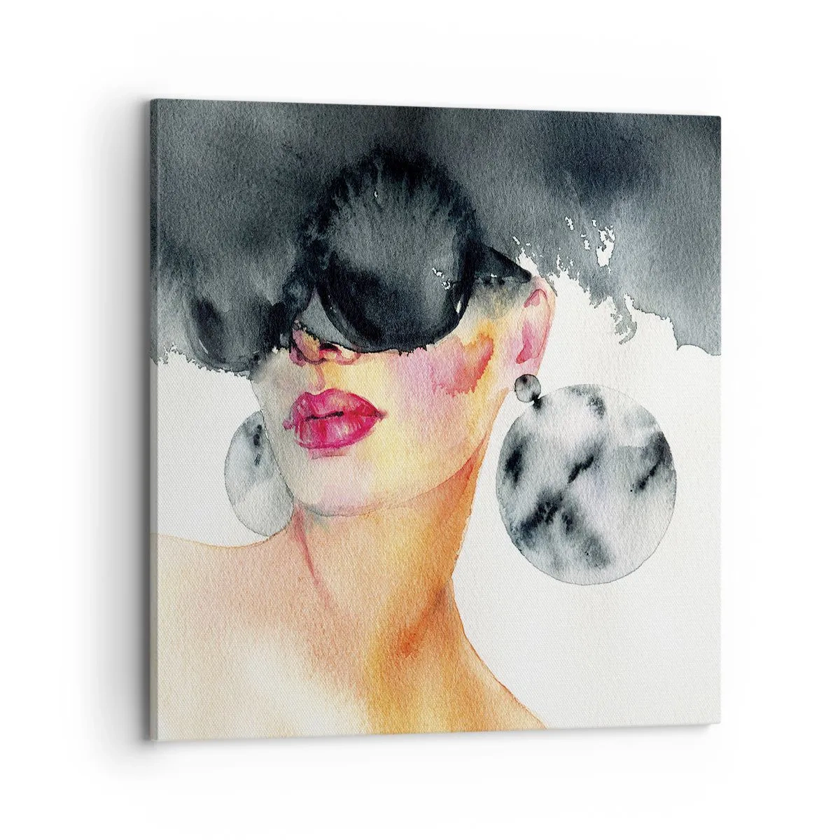 Canvastavla - Bild på duk - Elegansens hemlighet - 70x70 cm