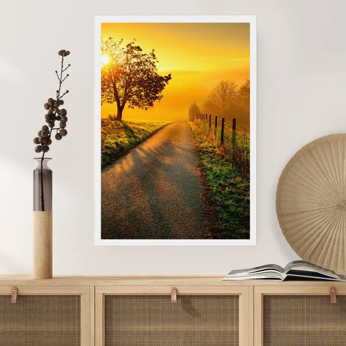 Affisch - Honungfärgad eftermiddag - 40x50 cm