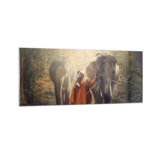 Glastavla - Bild på glas - Full förståelse - 100x40 cm