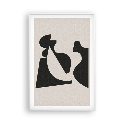 Affisch i vit ram - För självmontering - 61x91 cm