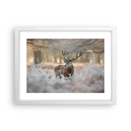 Affisch i vit ram - Uppfriskande morgon - 40x30 cm