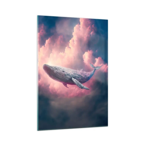 Glastavla - Bild på glas - Torka dina ögon - 70x100 cm