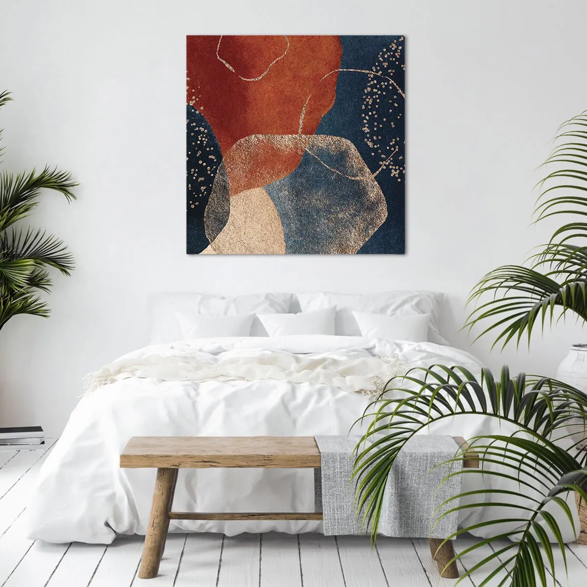 Canvastavla - Bild på duk - Existensens lätthet - 40x40 cm