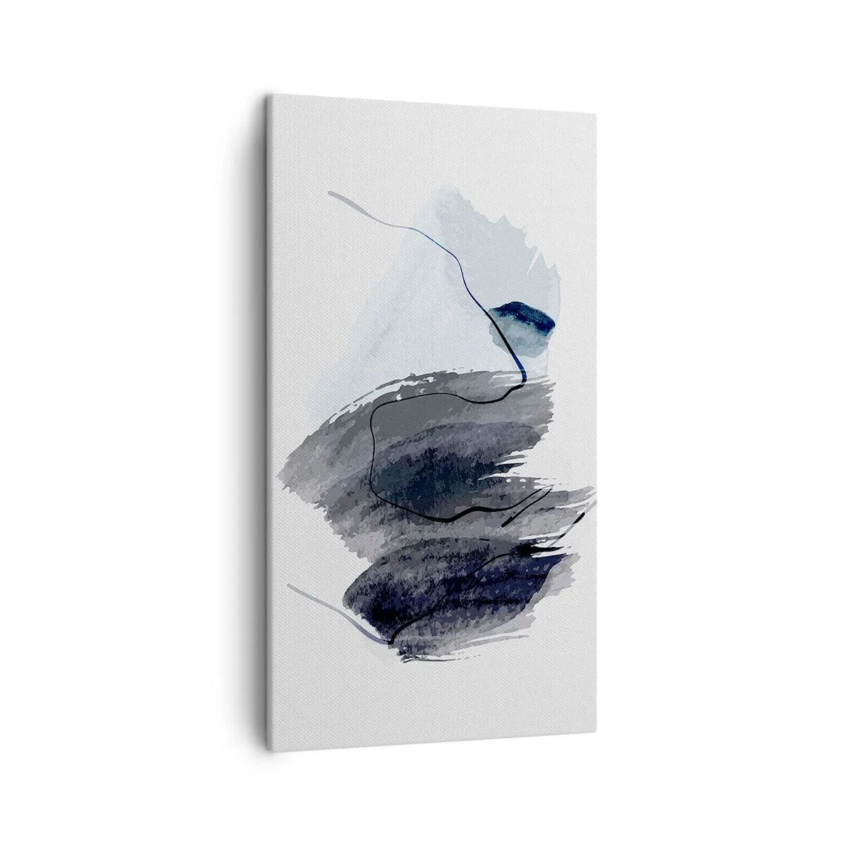 Canvastavla - Bild på duk - Intensitet och rörelse - 45x80 cm