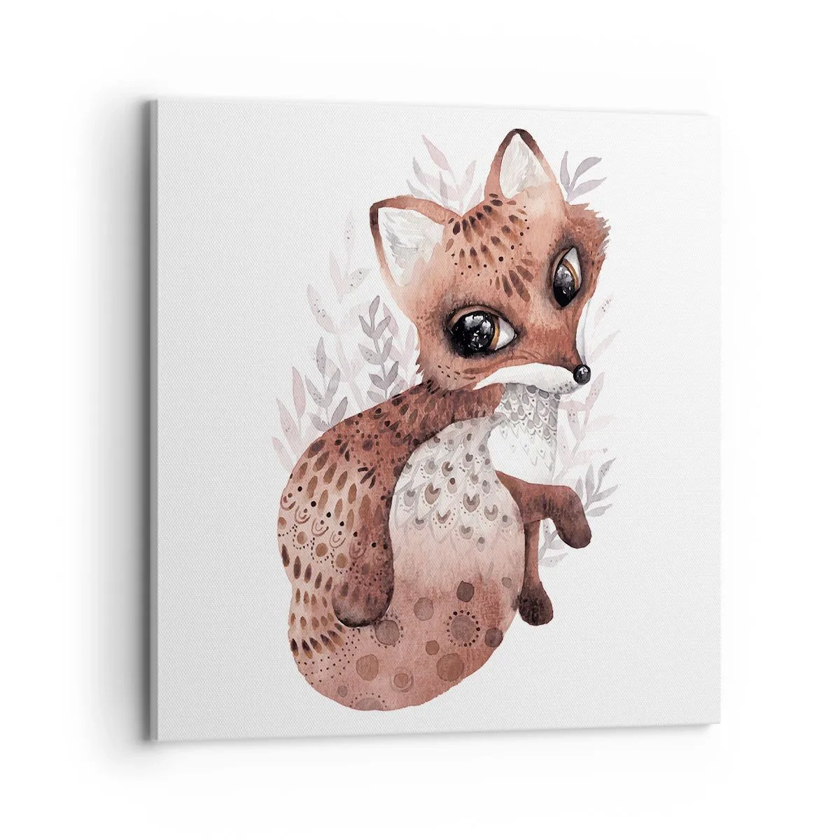 Canvastavla - Bild på duk - Bara älska - 70x70 cm