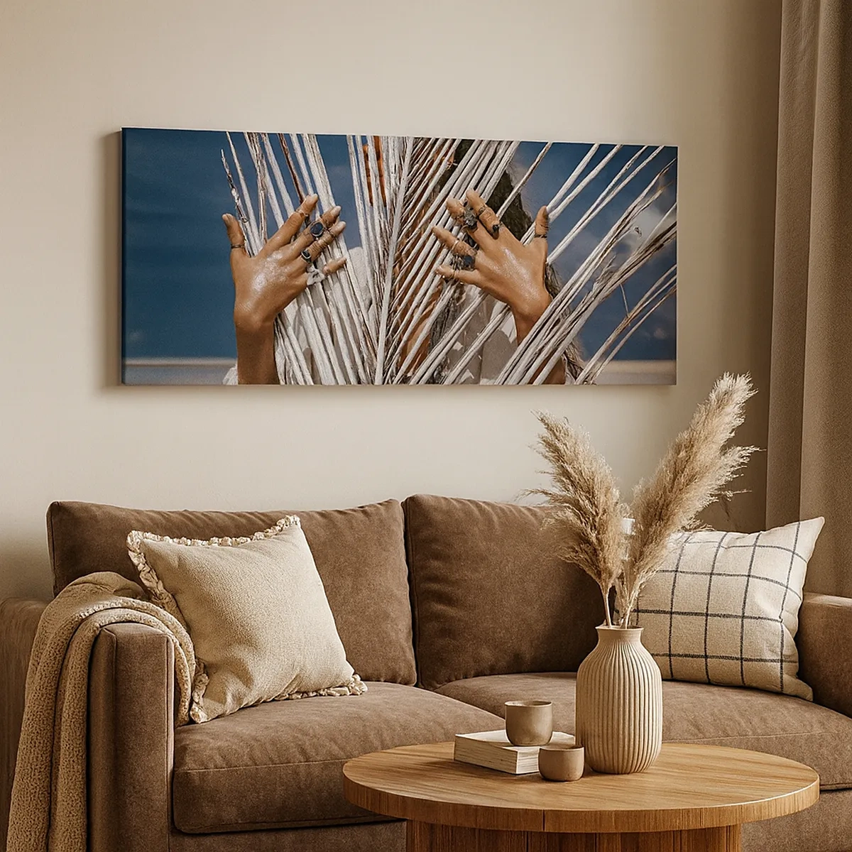 Canvastavla - Bild på duk - Schamanens flickvän? - 30x30 cm