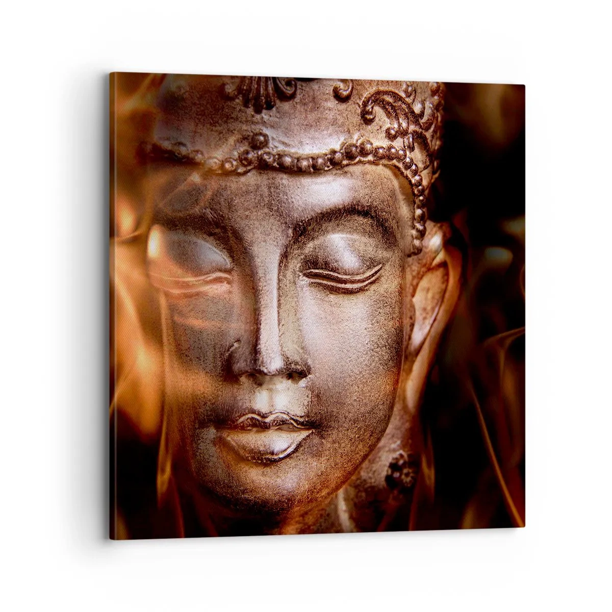 Canvastavla - Bild på duk - Det finns bara här och nu - 70x70 cm