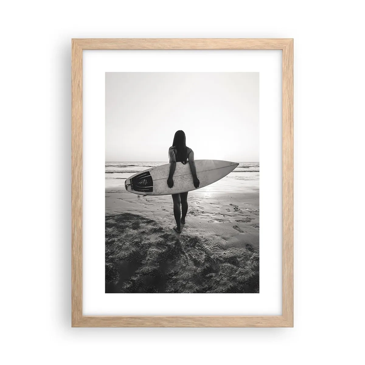 Affisch i ram av ljusek - Havsvågens dotter - 30x40 cm