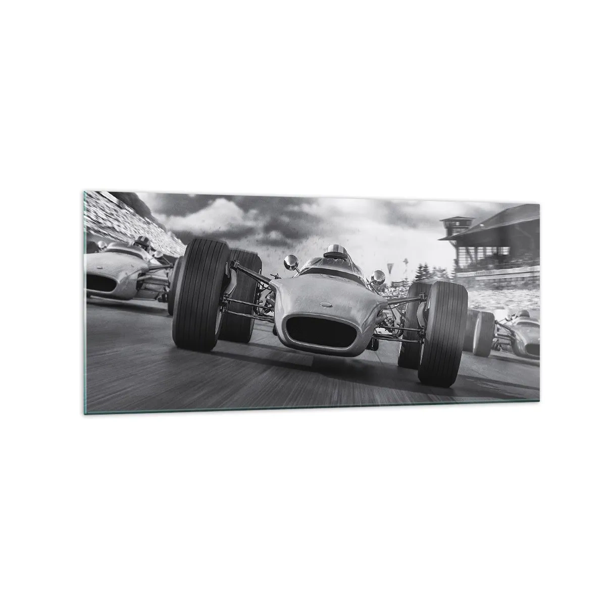 Glastavla - Bild på glas - Kraften finns! - 120x50 cm