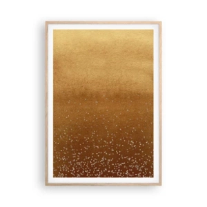 Affisch i ram av ljusek - Ljusets födsel - 70x100 cm