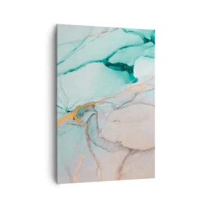 Canvastavla - Bild på duk - Formernas och färgernas dans - 70x100 cm