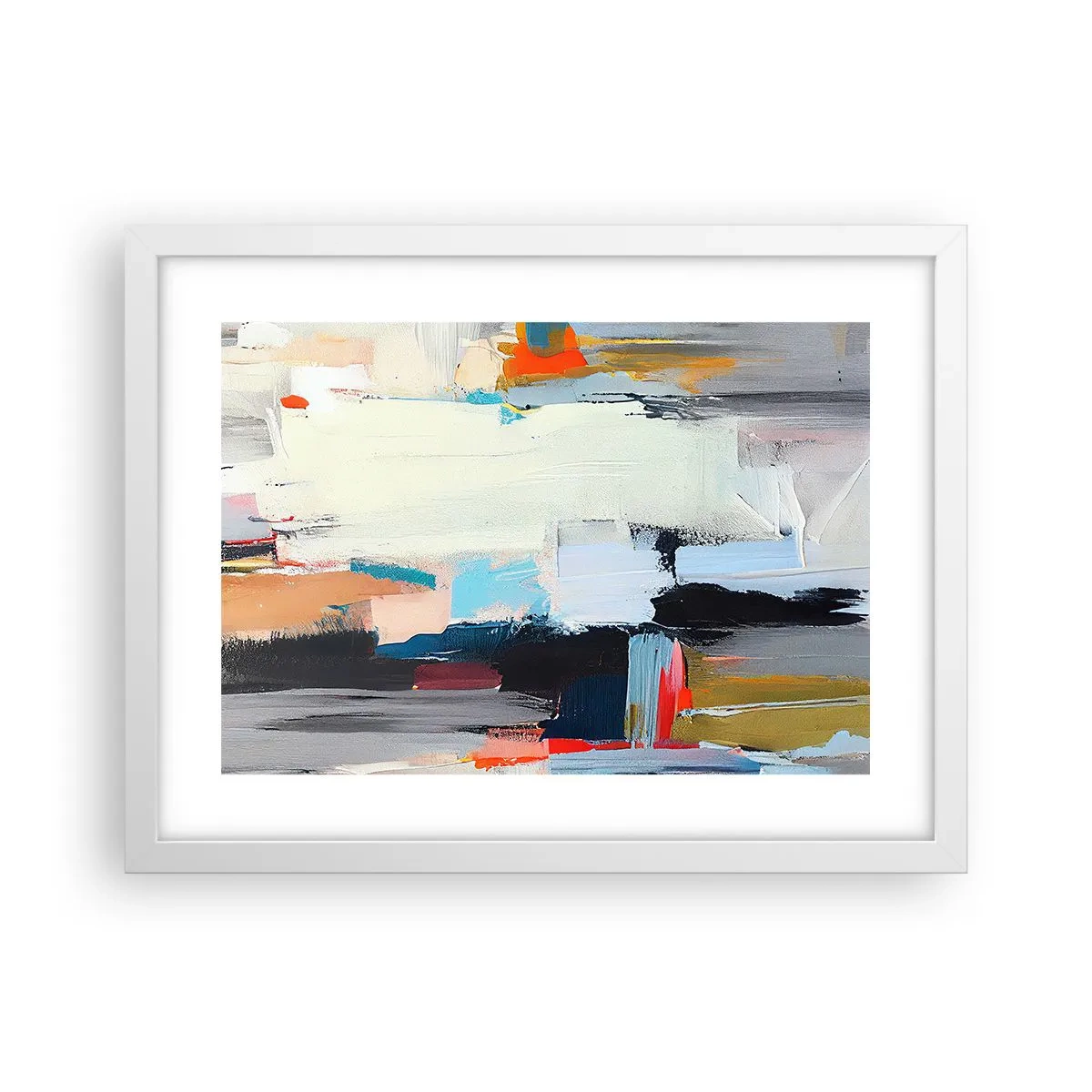 Affisch i vit ram - Finns det någon metod? - 40x30 cm