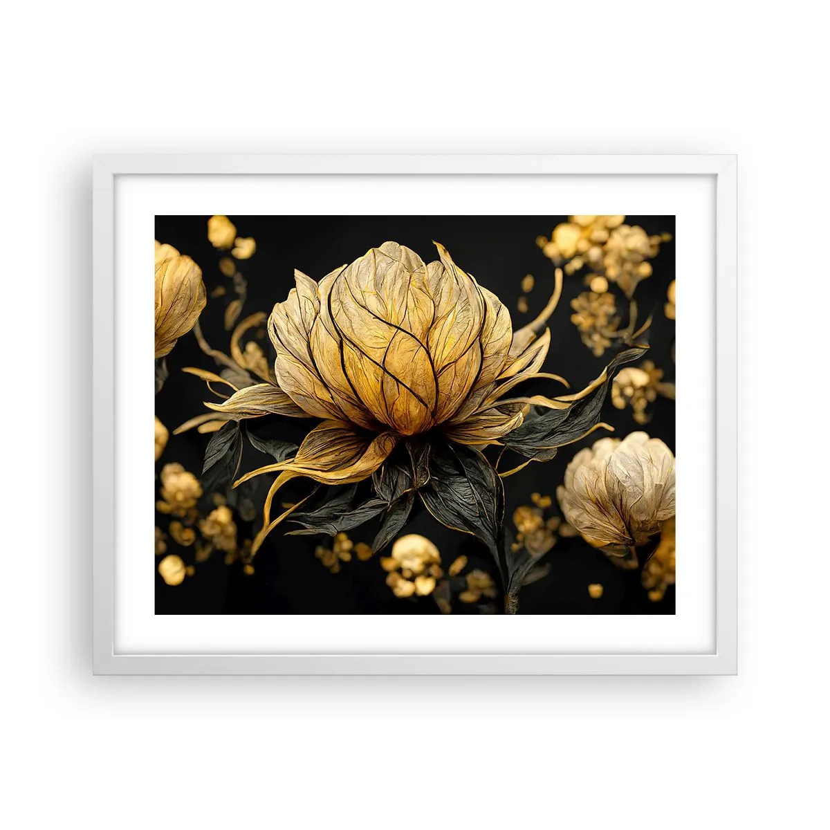 Affisch i vit ram - Subtil skörhet - 50x40 cm