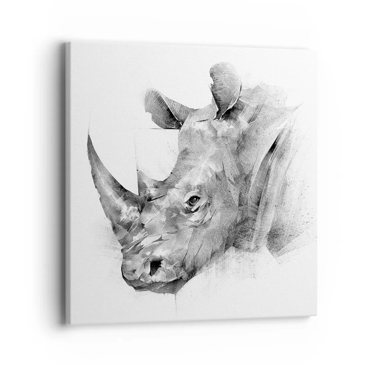 Canvastavla - Bild på duk - Afrikansk porträtt - 40x40 cm