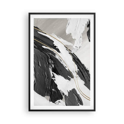 Affisch i svart ram - Storslagen abstraktion - 61x91 cm