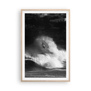 Affisch i ram av ljusek - Utmaning accepterad! - 61x91 cm