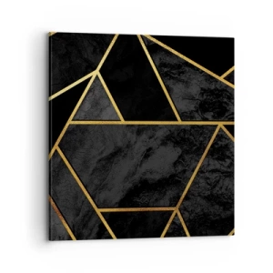 Canvastavla - Bild på duk - Mörker och sken - 70x70 cm