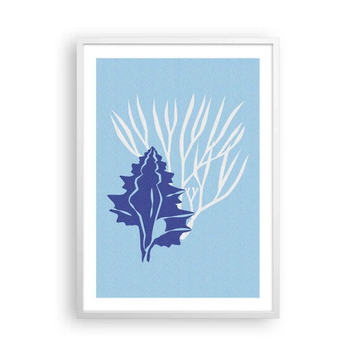 Affisch i vit ram - Bladformer - 50x70 cm