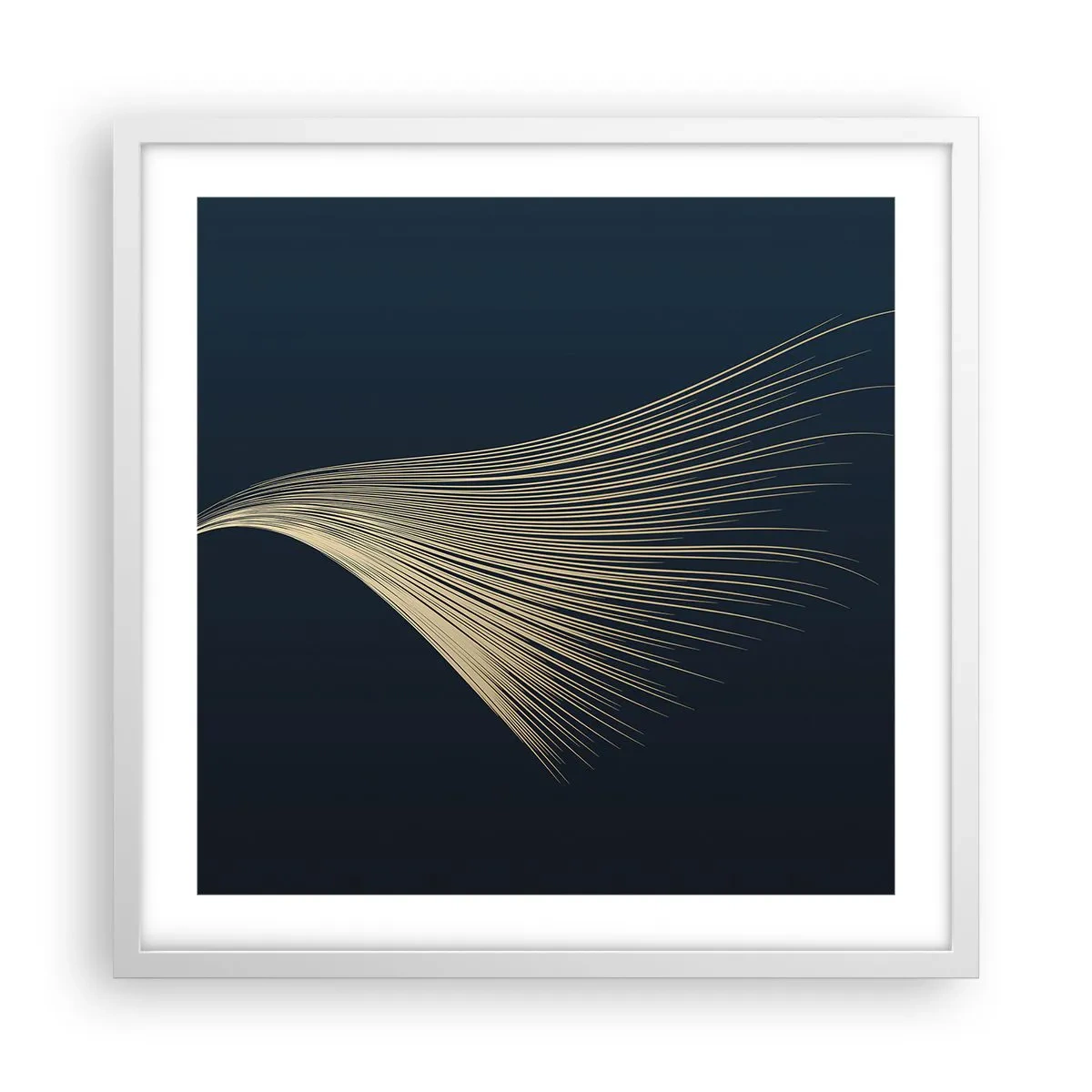 Affisch i vit ram - Som en ängels hårstrå - 50x50 cm