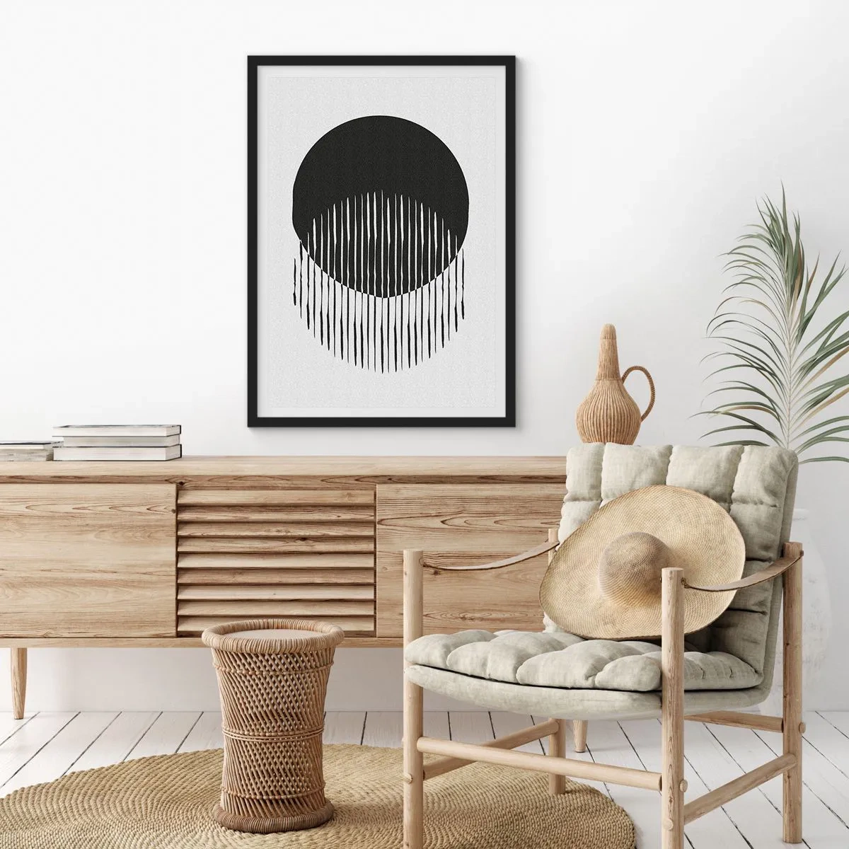 Affisch i svart ram - Hans alter ego - 70x100 cm