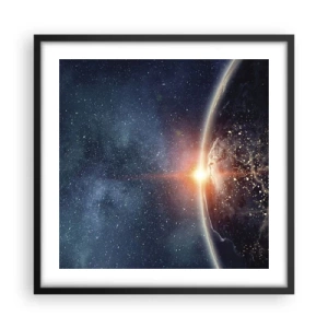 Affisch i svart ram - I nytt perspektiv - 50x50 cm