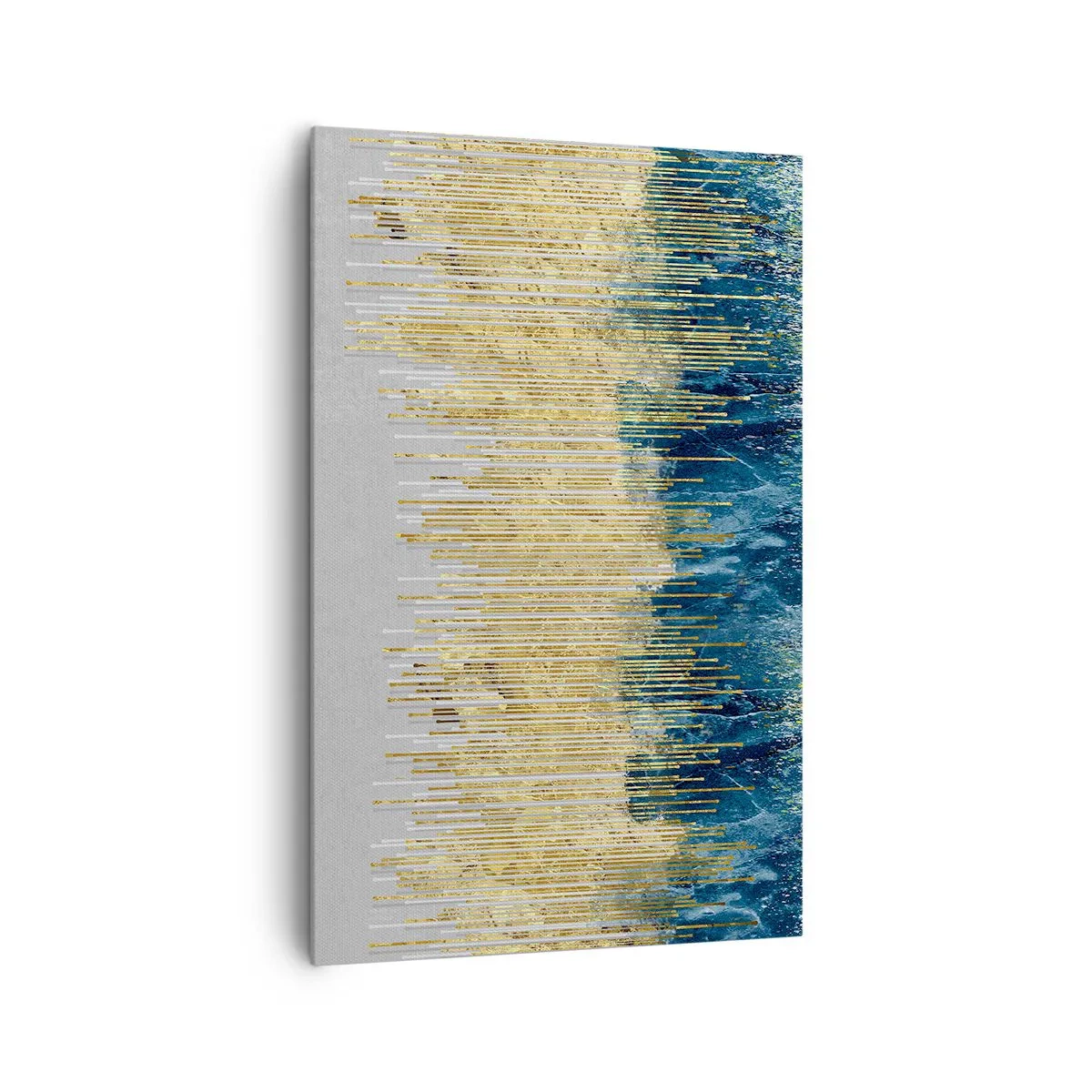 Canvastavla - Bild på duk - Förgylld gräns - 80x120 cm