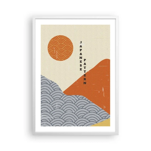 Affisch i vit ram - I den japanska andan - 50x70 cm
