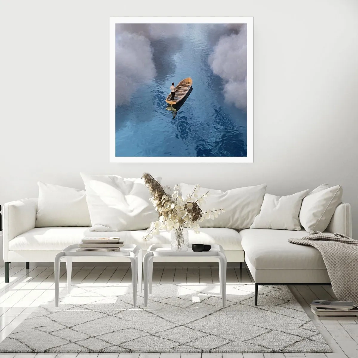 Affisch - Livet - resan - det okända - 30x30 cm